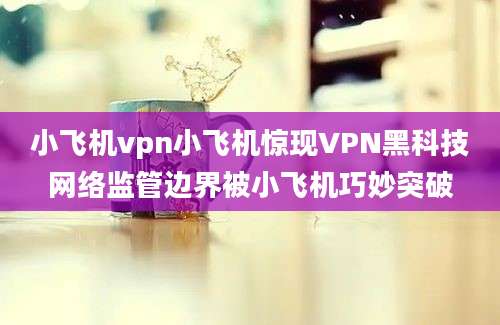 小飞机vpn小飞机惊现VPN黑科技网络监管边界被小飞机巧妙突破