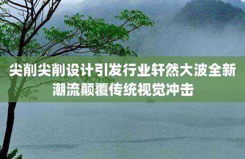 尖削尖削设计引发行业轩然大波全新潮流颠覆传统视觉冲击