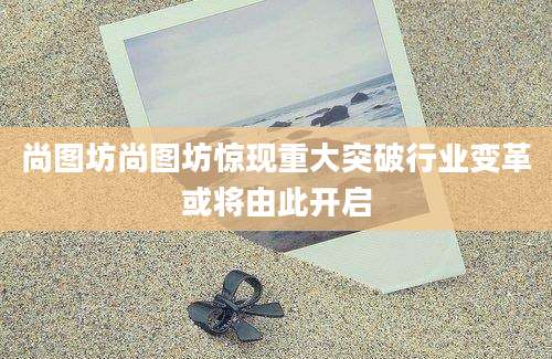 尚图坊尚图坊惊现重大突破行业变革或将由此开启