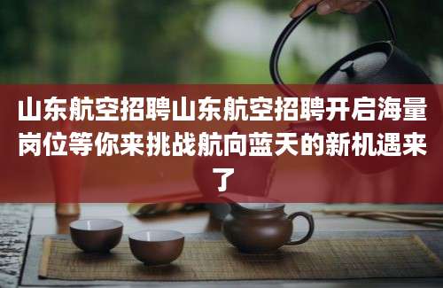 山东航空招聘山东航空招聘开启海量岗位等你来挑战航向蓝天的新机遇来了