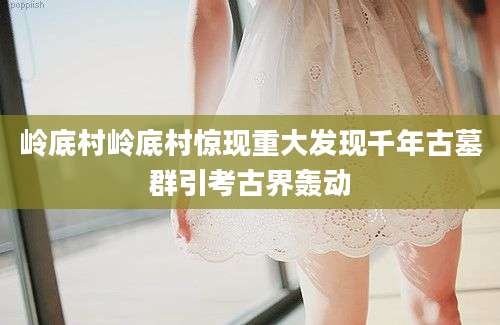 岭底村岭底村惊现重大发现千年古墓群引考古界轰动