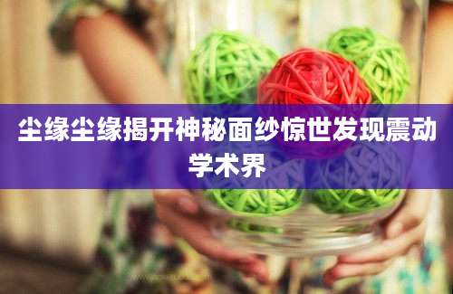 尘缘尘缘揭开神秘面纱惊世发现震动学术界