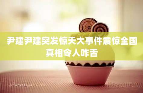 尹建尹建突发惊天大事件震惊全国真相令人咋舌
