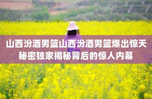 山西汾酒男篮山西汾酒男篮爆出惊天秘密独家揭秘背后的惊人内幕