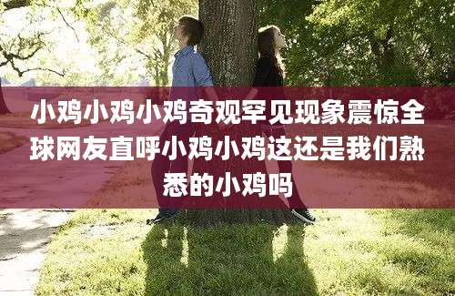 小鸡小鸡小鸡奇观罕见现象震惊全球网友直呼小鸡小鸡这还是我们熟悉的小鸡吗