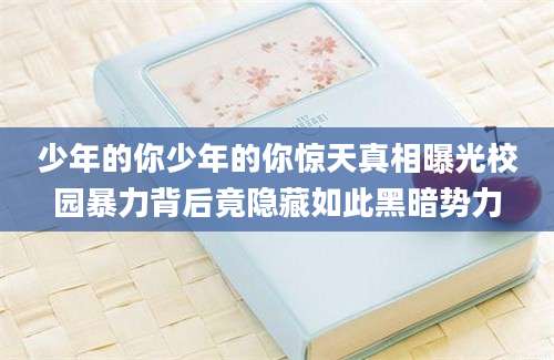 少年的你少年的你惊天真相曝光校园暴力背后竟隐藏如此黑暗势力