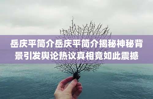 岳庆平简介岳庆平简介揭秘神秘背景引发舆论热议真相竟如此震撼