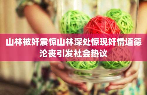 山林被奸震惊山林深处惊现奸情道德沦丧引发社会热议