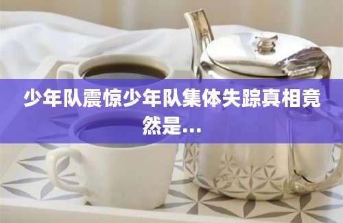 少年队震惊少年队集体失踪真相竟然是...